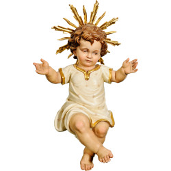 Jesus Child clothed with aureole