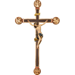 Corpus Baroque on cross with Evangelists