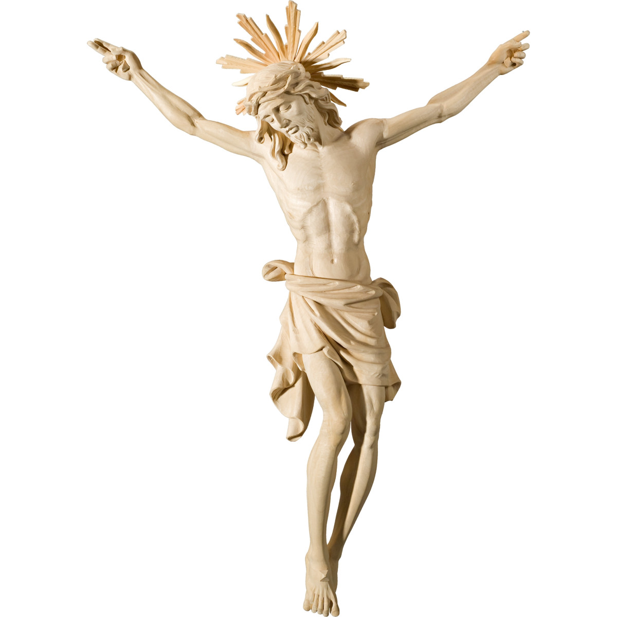 Cristo Pisa com auréola