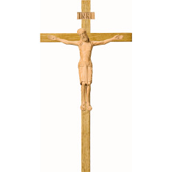 Corpus Romanisch auf Eichenbalken