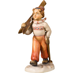 Young Female Skier in Wood | Bergland