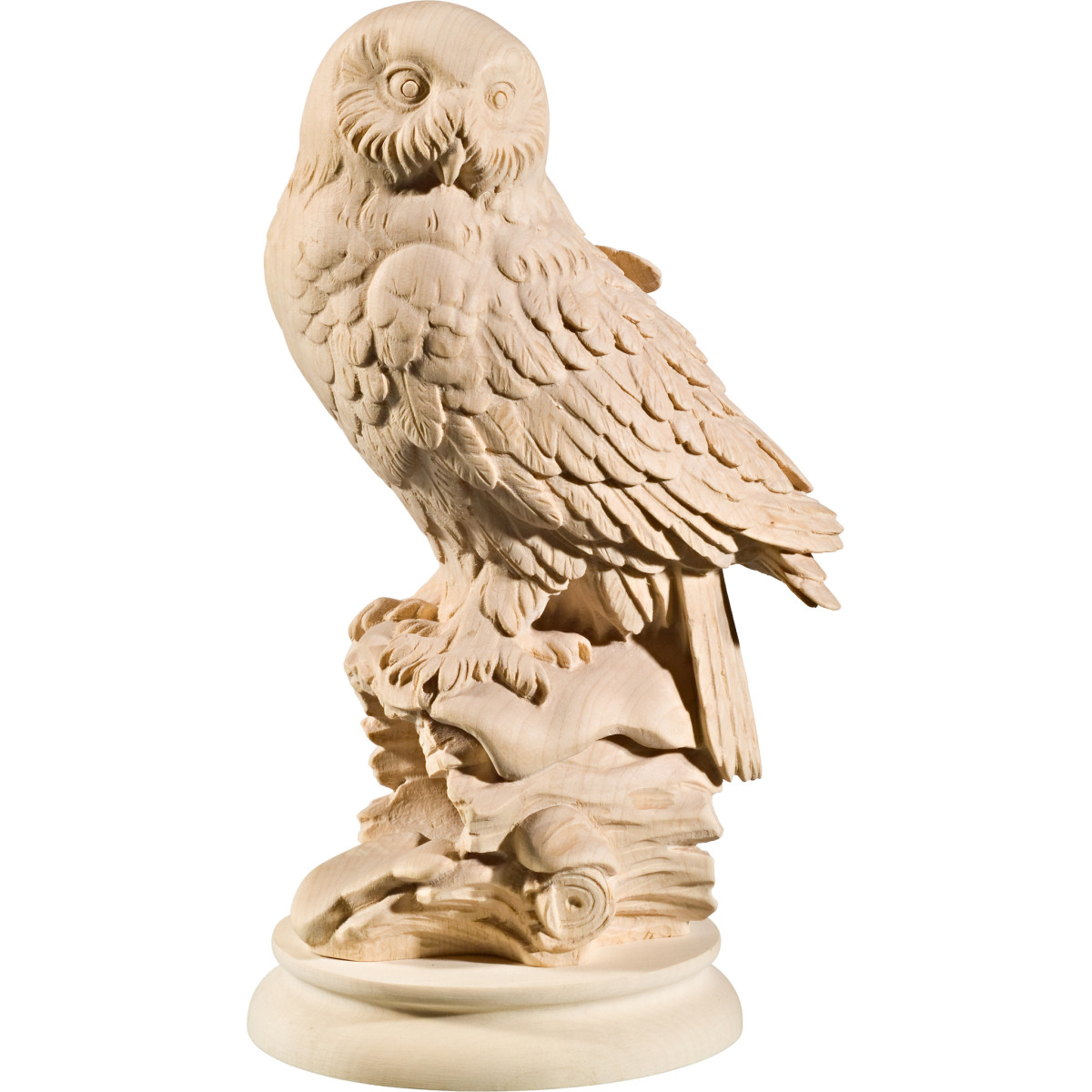Snowy Owl Wood Carving | Bergland