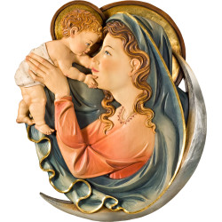 Madonna im Mondrelief | Bergland