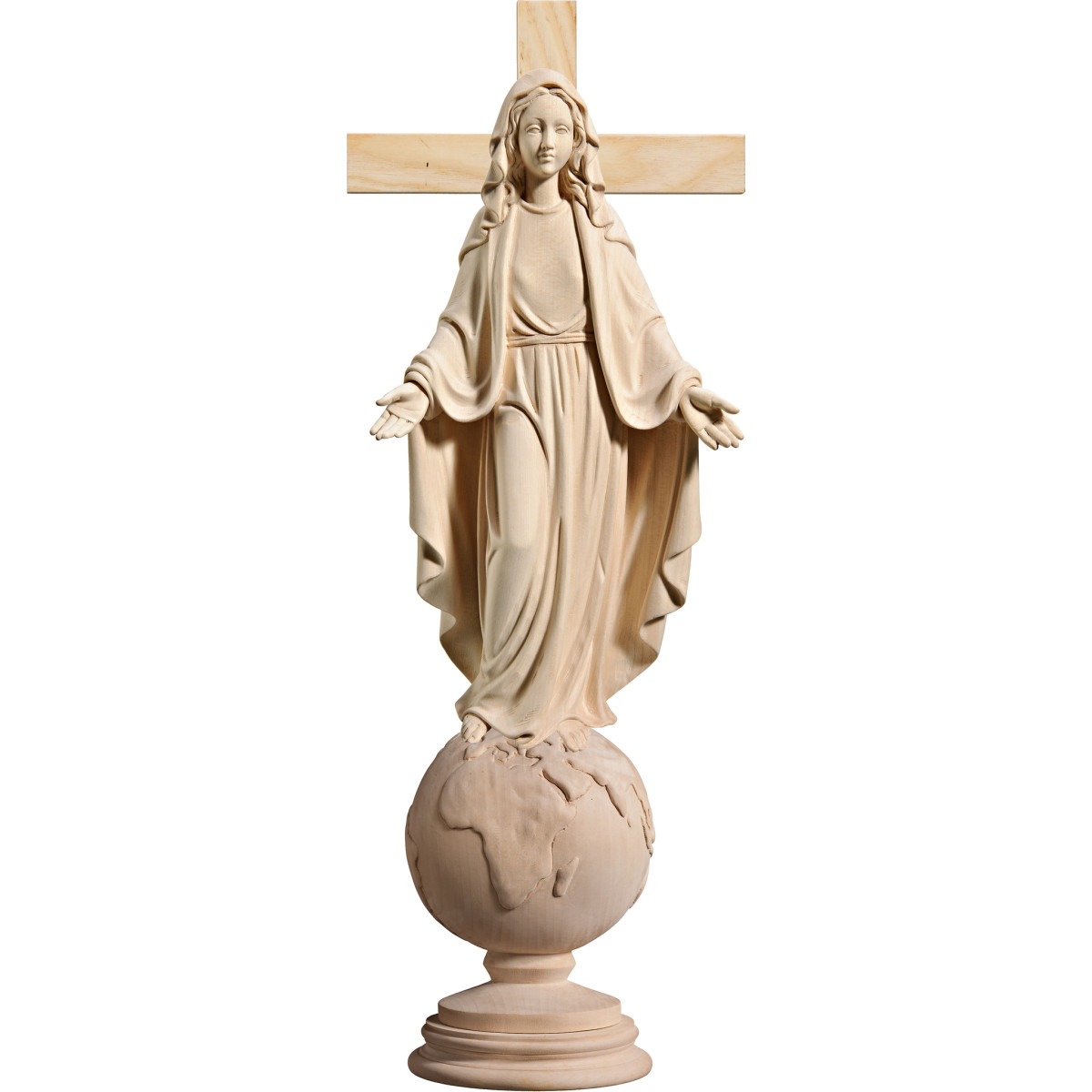 Madonna aller Völker aus Holz | Bergland