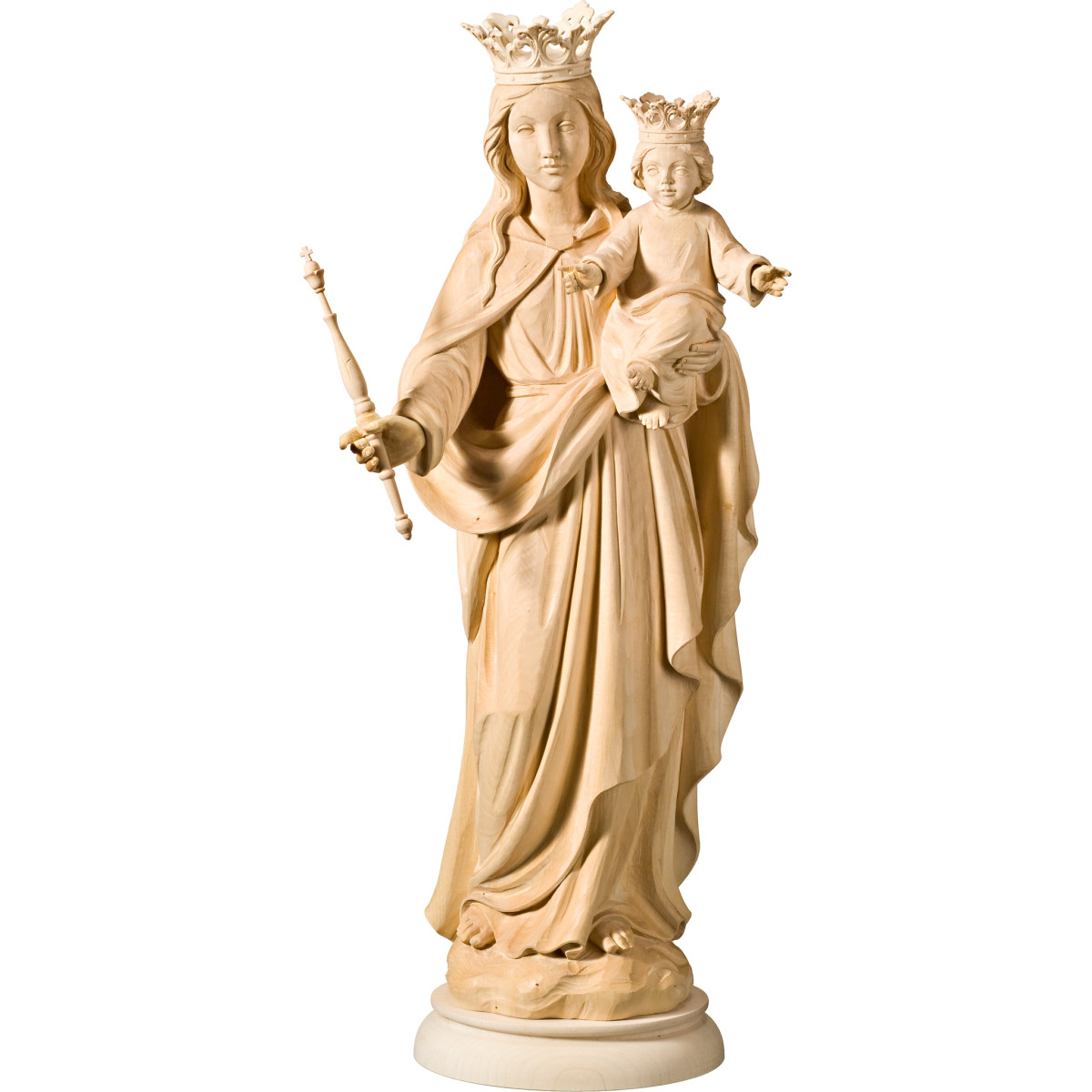 Maria Ausiliatrice – Statue religiose in legno ispirate a Don Bosco