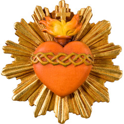 Sacred Heart of Jesus with halo