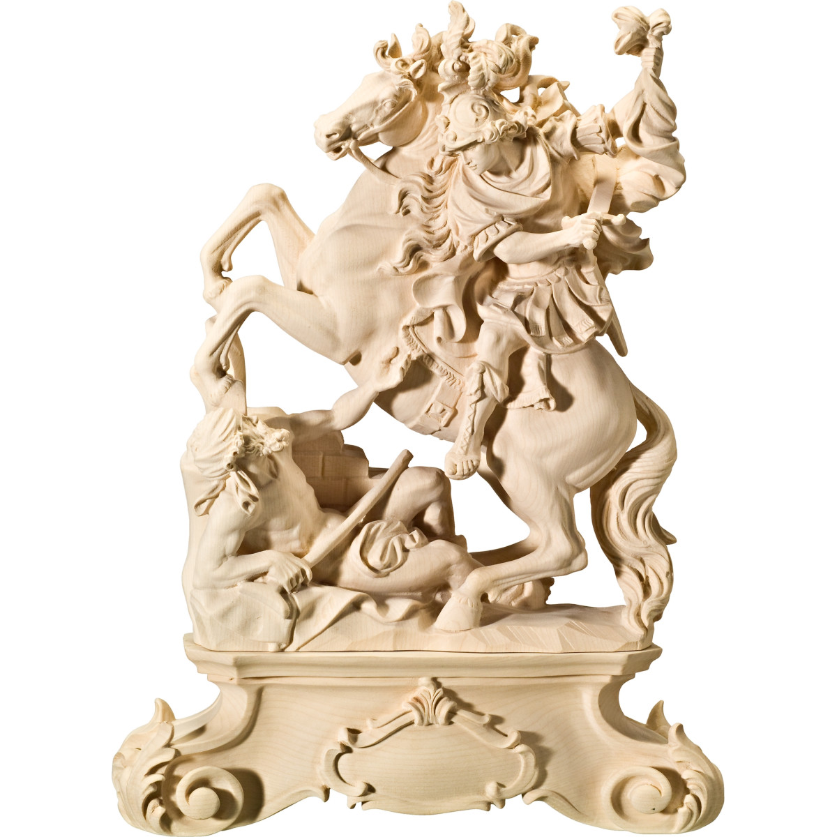St. Martin on horse with pedestal
