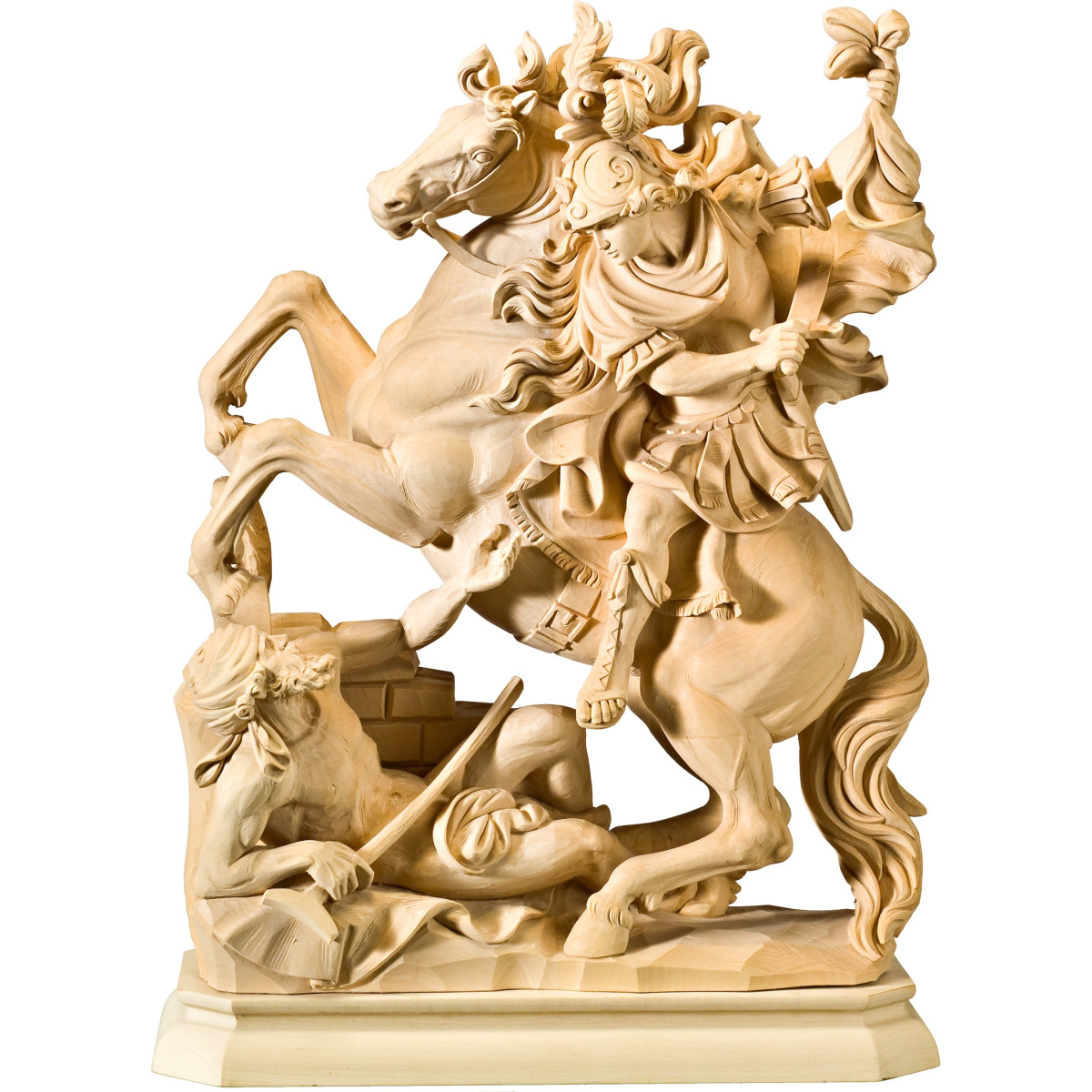 San Martino di Tours | Statua in legno dalla Val Gardena - Dolomiti