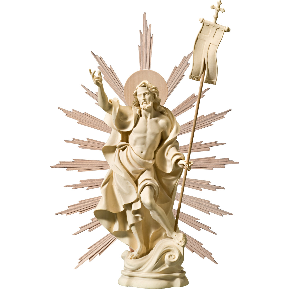 Resurrection of Christ with ray-corona