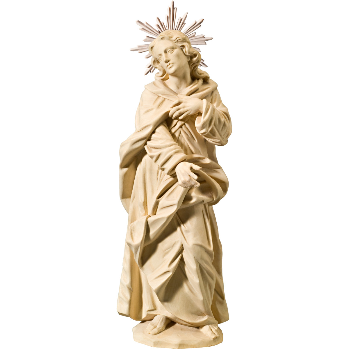 St. John for crucifixion group with aureole