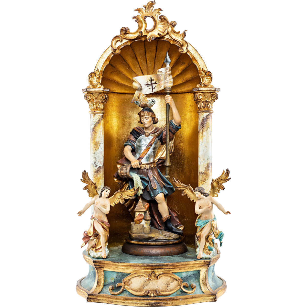 São Floriano - Altar caseiro barroco