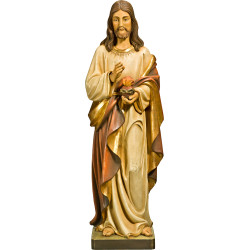 Sagrado Coração de Jesus em madeira | Bergland