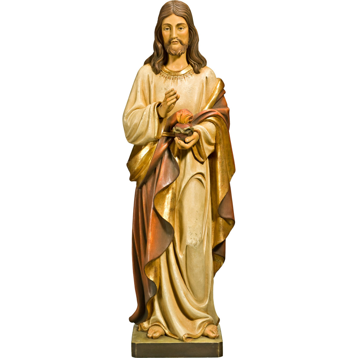 Sagrado Coração de Jesus em madeira | Bergland