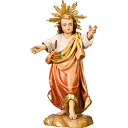 Jesus as boy with aureole