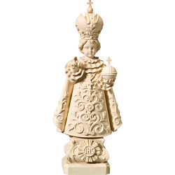 Infant Jesus of Prague in hand-carved wood | Bergland Shop