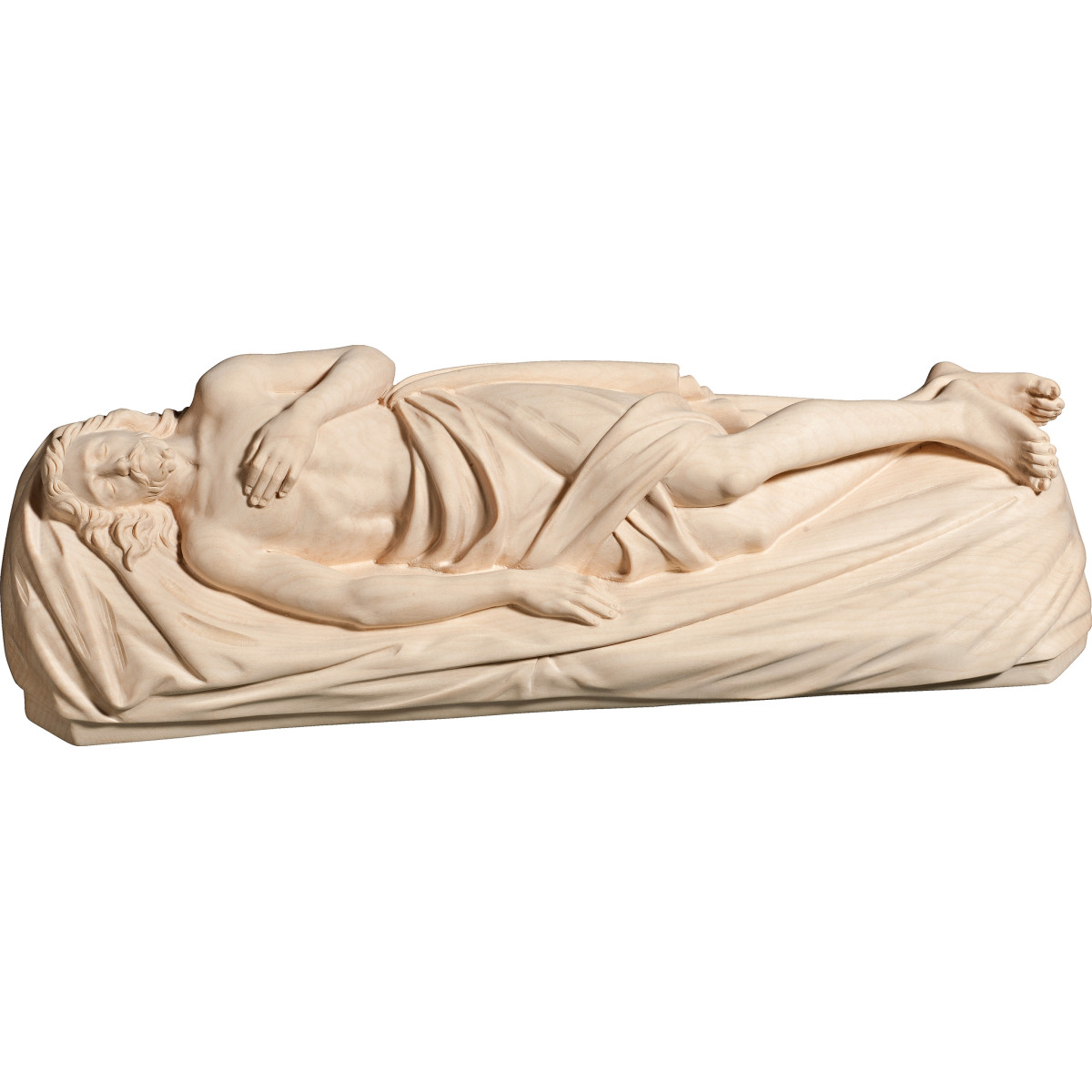 Cristo morto nel sepolcro in legno | Bergland