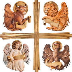Simboli dei 4 Evangelisti con croce