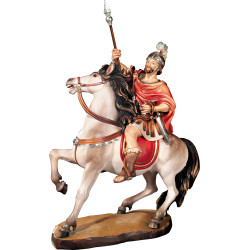 Hl. Longinus zu Pferd mit Sockel | Bergland