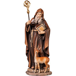 Hl. Ägidius aus Ahorn oder Lindenholz | Bergland