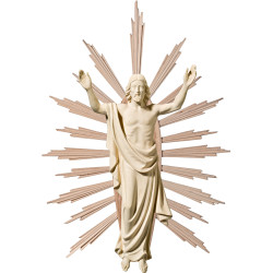 Ressurreição de Cristo de parede com resplendor