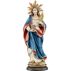 Santa Emma com auréola