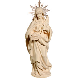 Santa Luzia de Siracusa com auréola