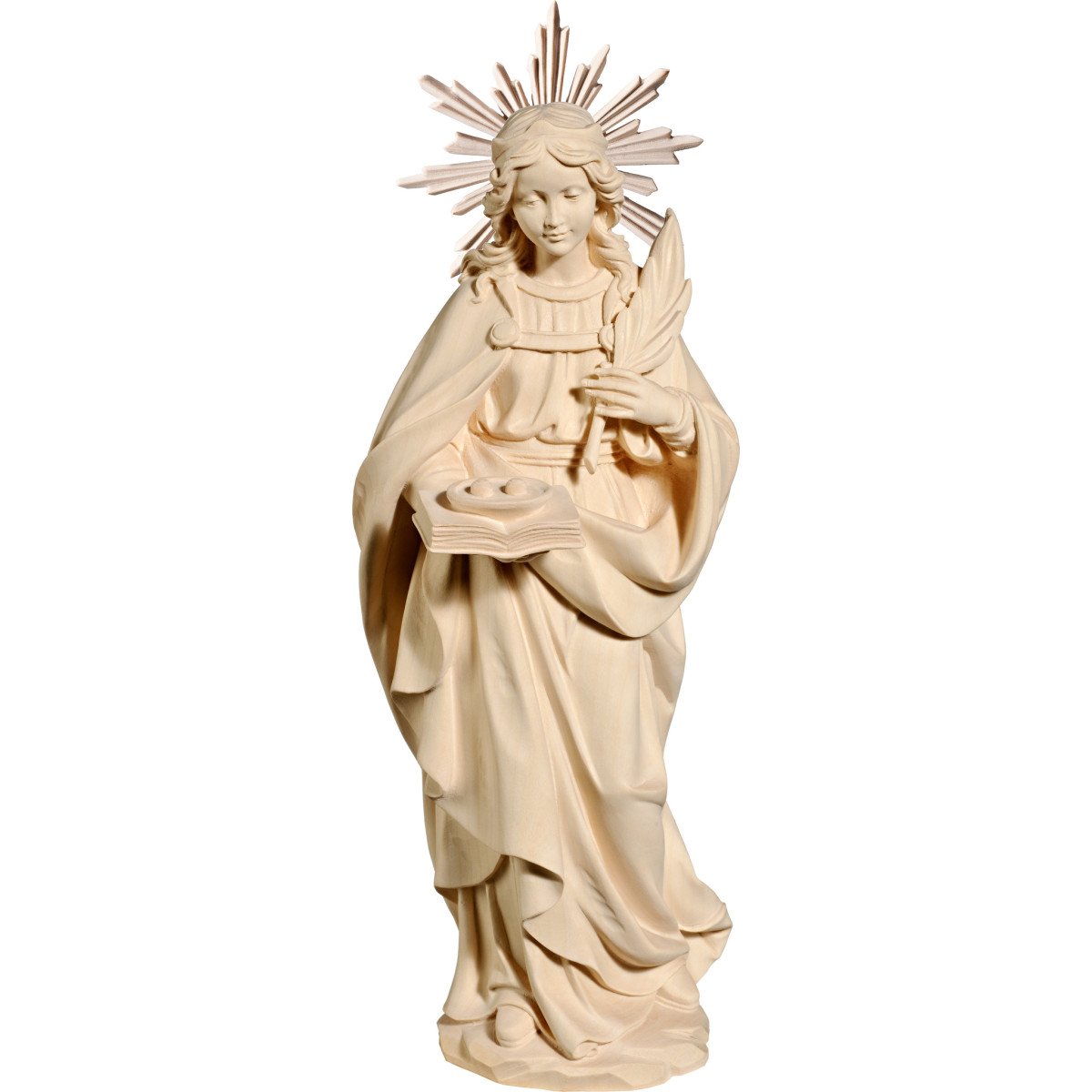 Santa Luzia de Siracusa com auréola