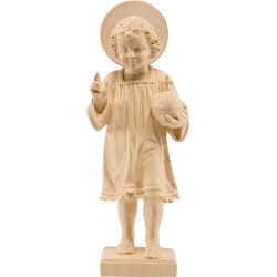 Menino Jesus de pé com auréola