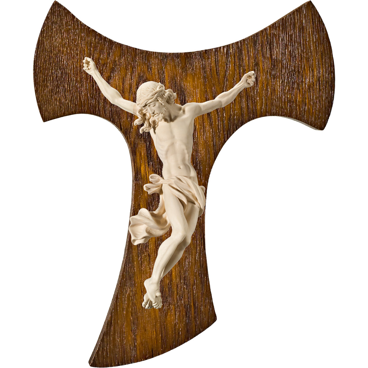 Cristo Barocco su croce del Tau