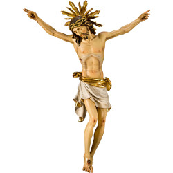 Cristo Pisa com auréola