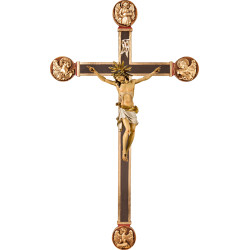 Cristo Pisa em cruz com Evangelistas