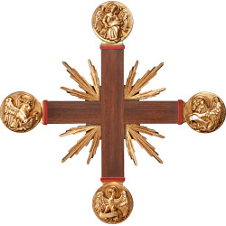 Croce con Evangelisti e raggi