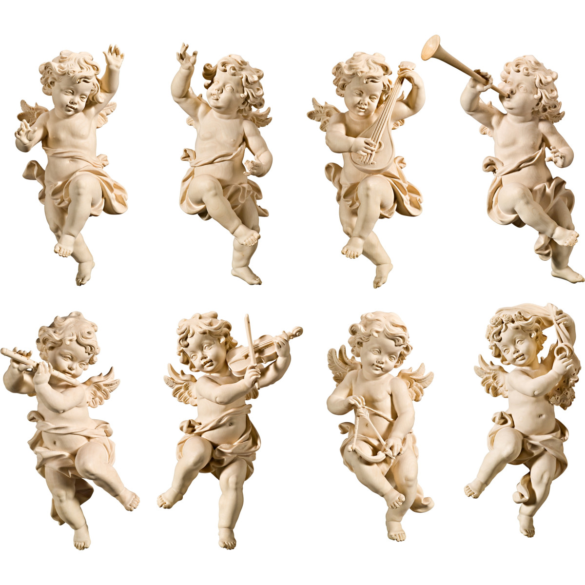 Putti Bergland Set 8 pezzi in legno | Bergland