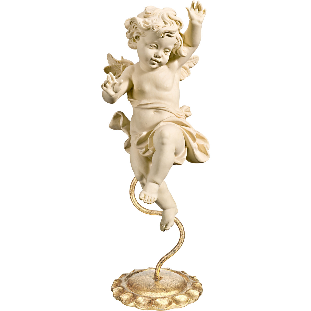 Putto Bergland Sinistro su piedistallo