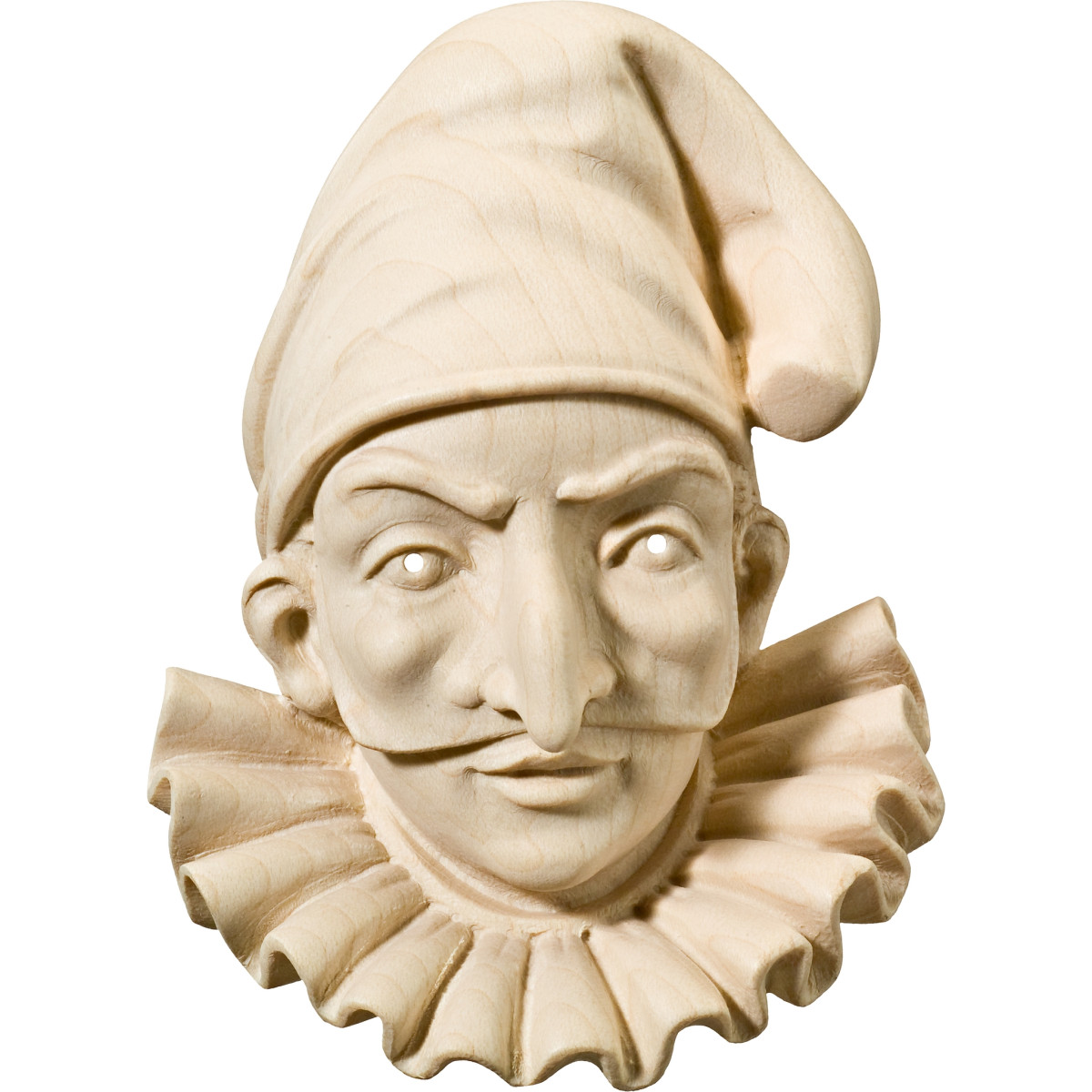 Maschera Pulcinella in legno | Bergland