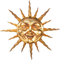 Dekorative Sonne aus Holz | Bergland