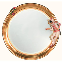 Mirror with Harlequin
