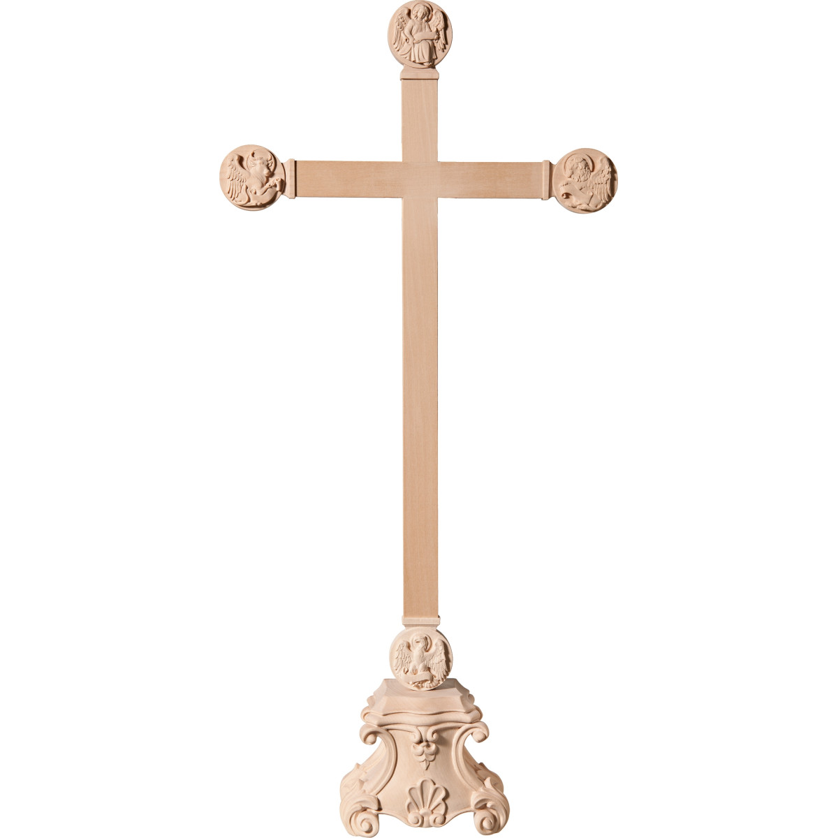 Cruz com Evangelistas em pedestal