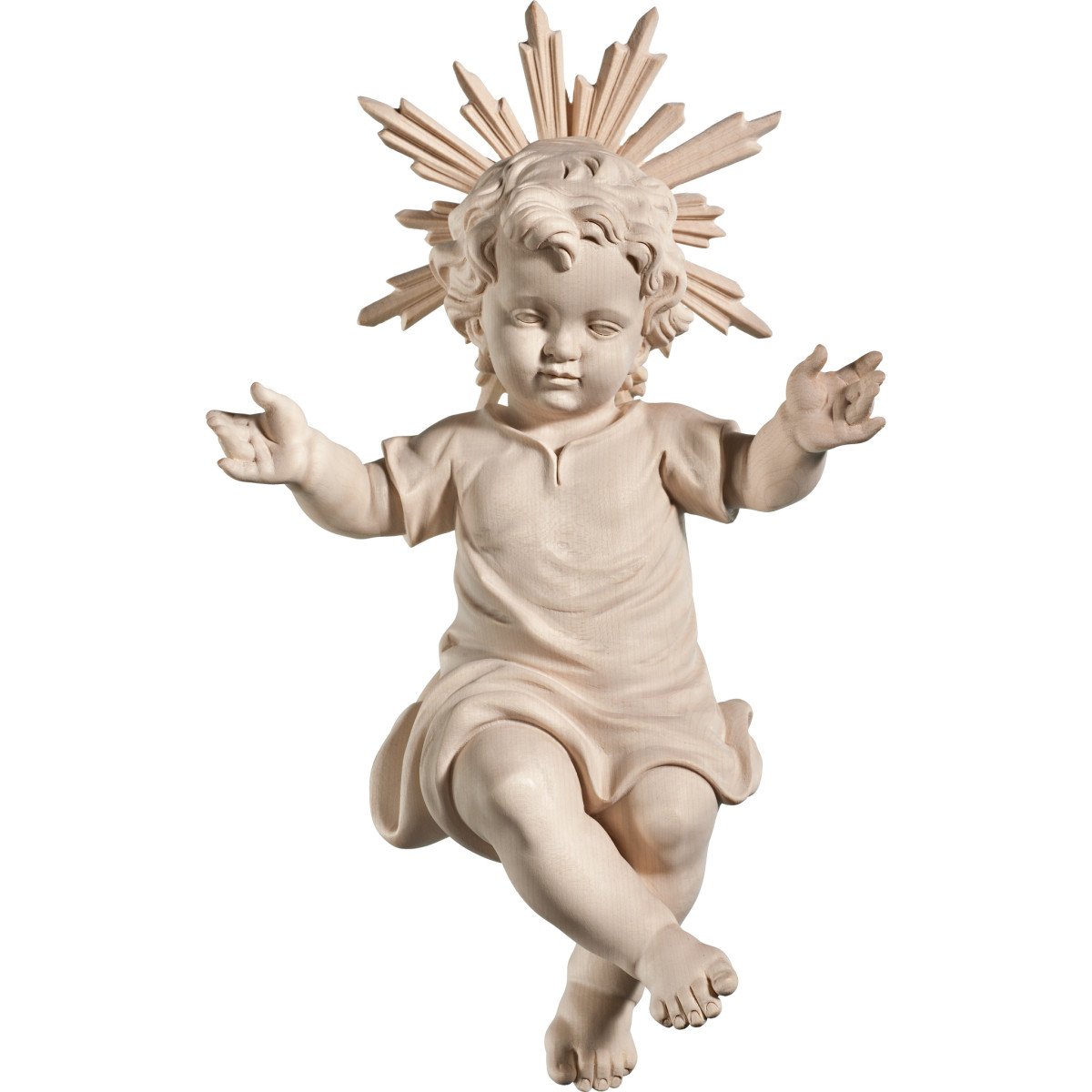 Gesù Bambino vestito con aureola