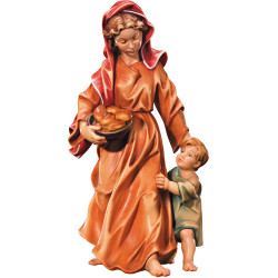 Pastorella con bambino