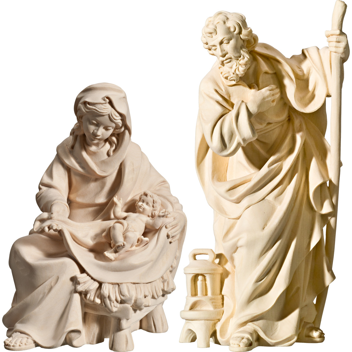 Holy Family Mary sitting with Jesus Child