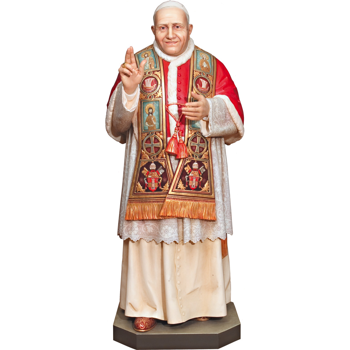 Papa Giovanni XXIII Pezzo Unico in Legno | Bergland