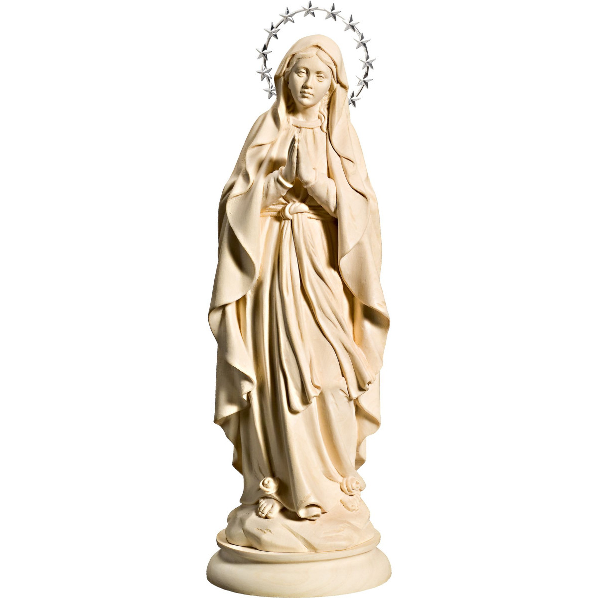Virgen de Lourdes con corona de estrellas | Bergland
