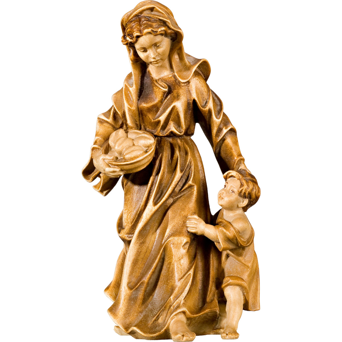 Pastora con niño