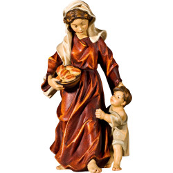 Pastora con niño