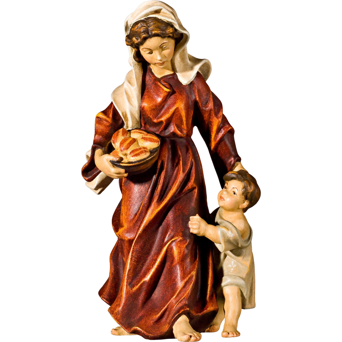 Pastora con niño