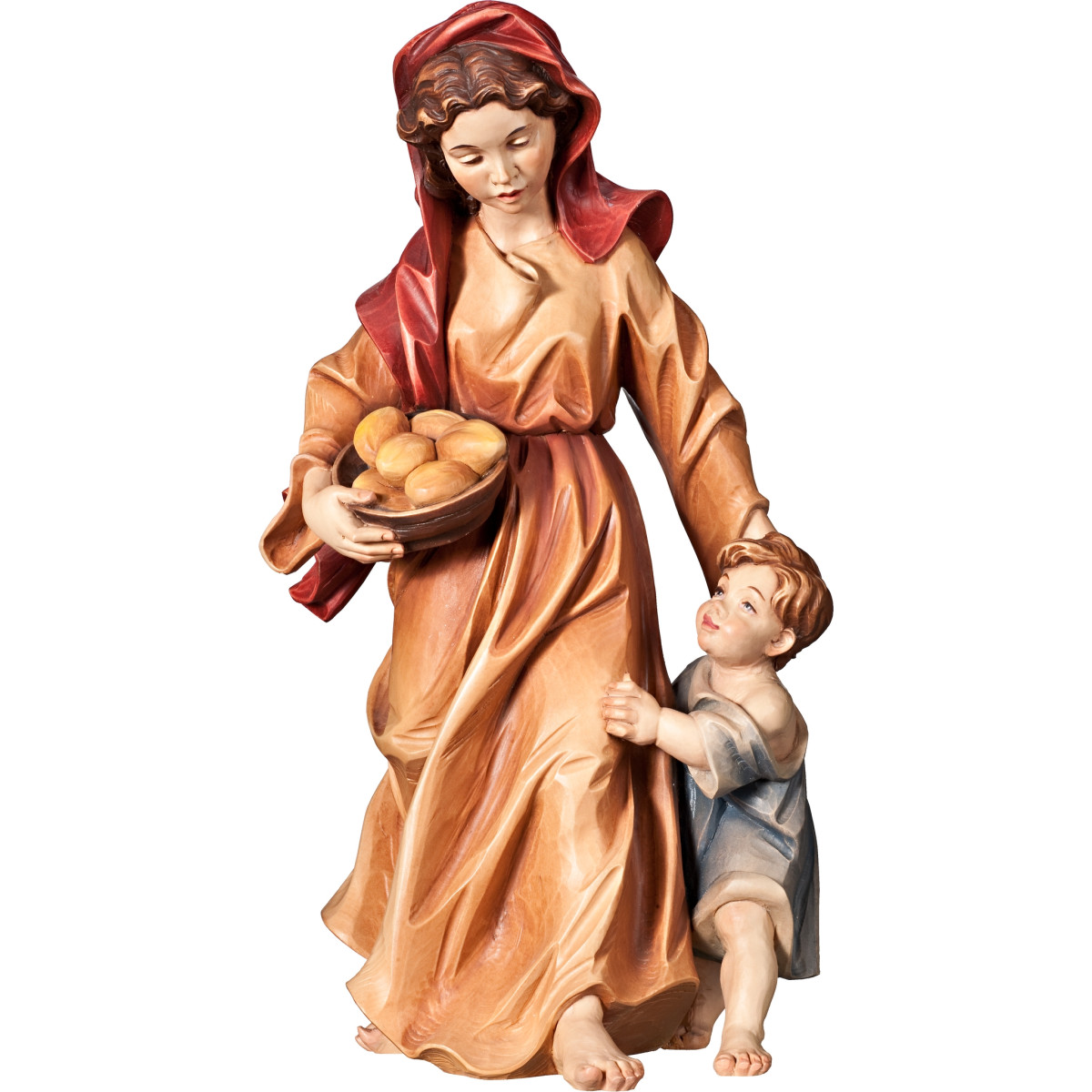 Pastora con niño