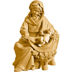 Mary sitting with Jesus Child clothed