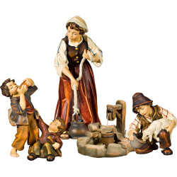 Well Scene Group for Wooden Nativity | Bergland