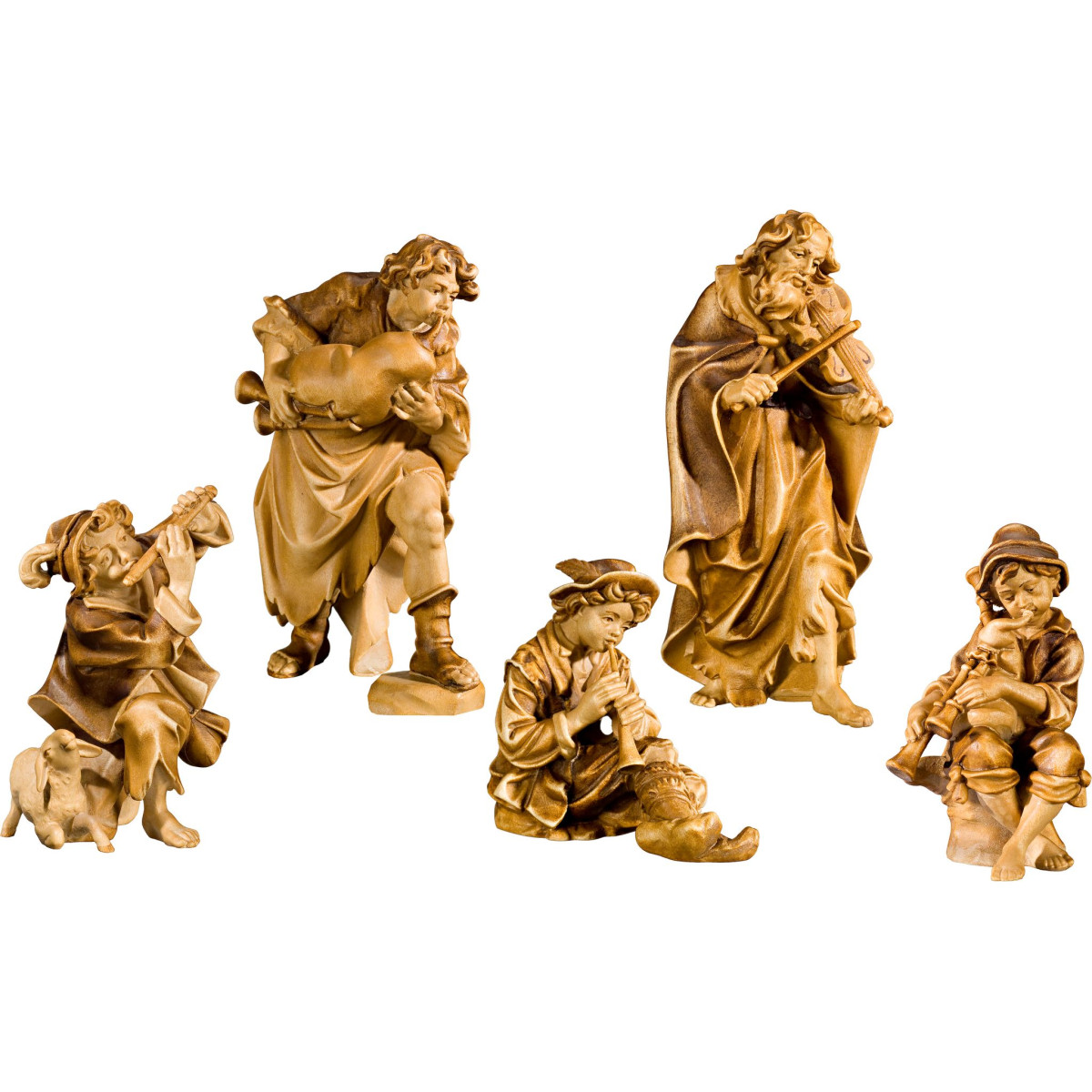Shepherd Musicians for Nativity Scene | Bergland